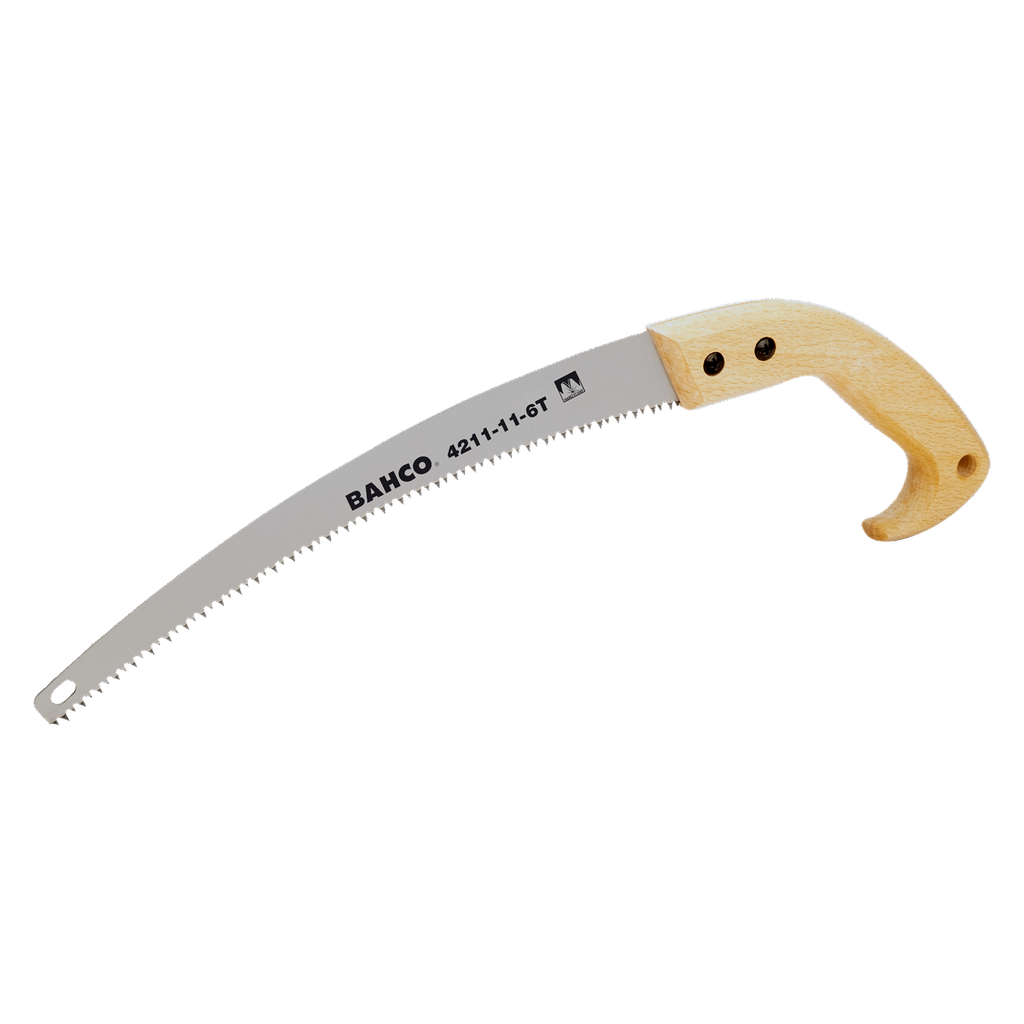 BAHCO 4211-/4212- 4211 Hardpoint and 4212 Fileable Toothed Pruning Saws with Wooden Handle (BAHCO Tools) - Premium Pruning Saw from BAHCO - Shop now at Yew Aik.