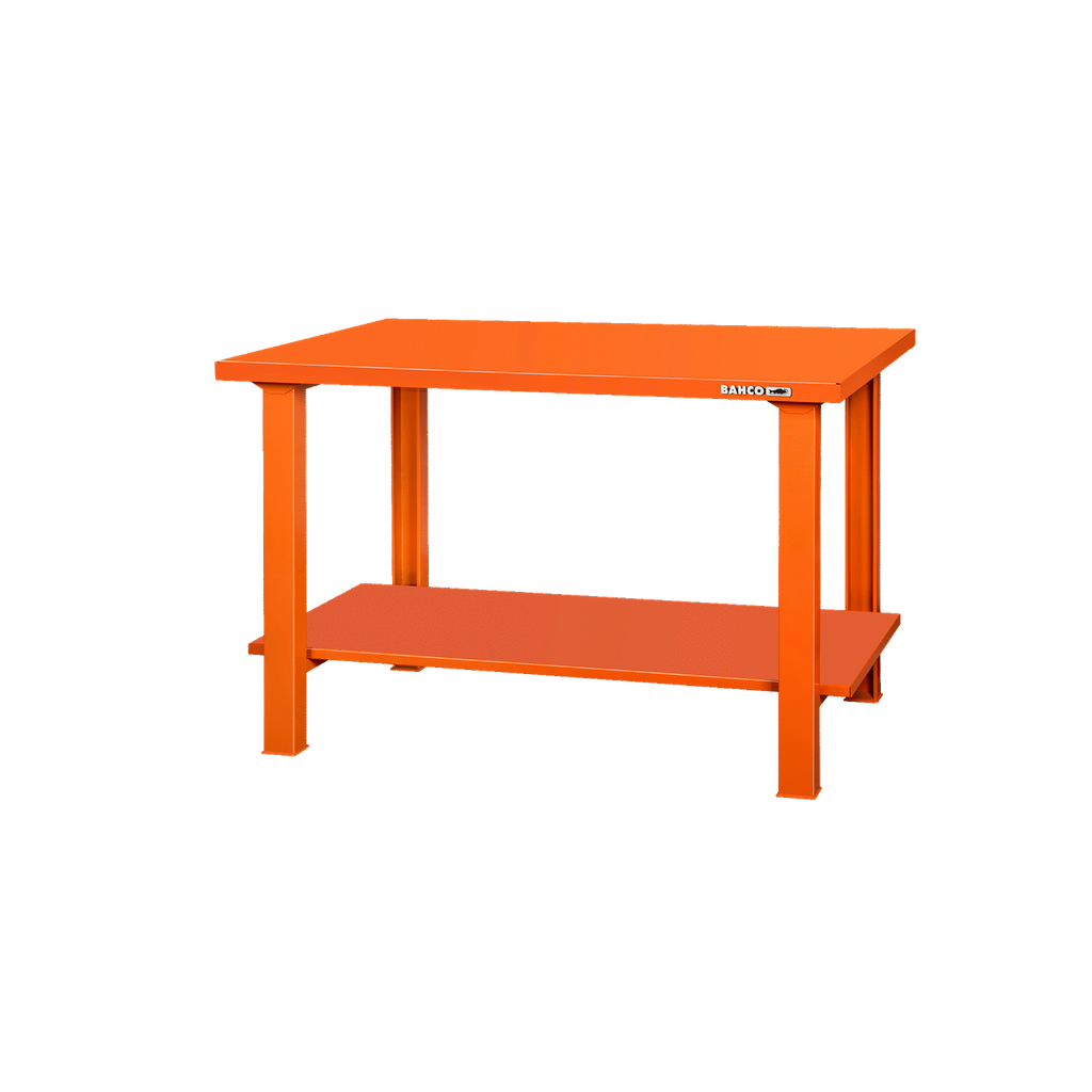 BAHCO 1495WB15TSBT Heavy Duty Steel Top Workbenches & Bottom Tray with 4 Legs - 1500 mm (BAHCO Tools) - Premium Steel Top Workbenches from BAHCO - Shop now at Yew Aik.