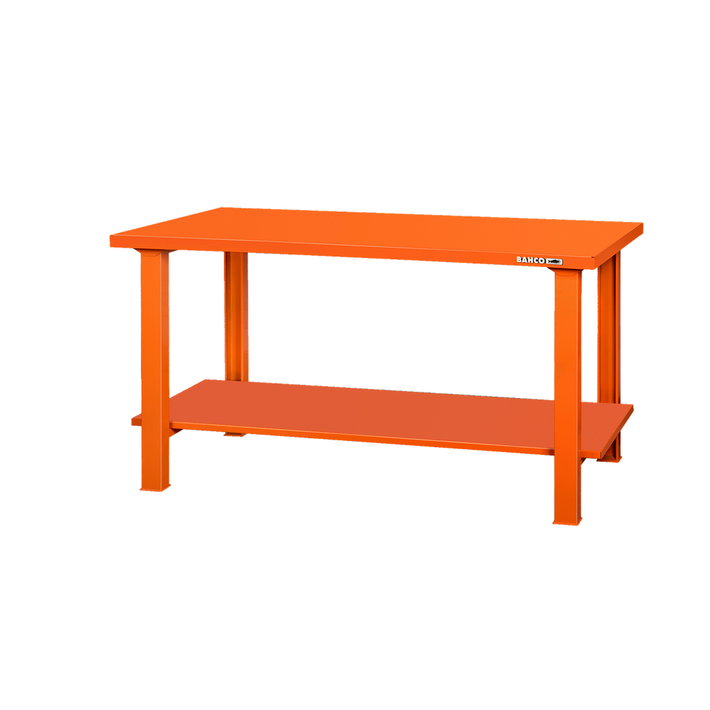 BAHCO 1495WB18TSBT Heavy Duty Steel Top Workbenches & Bottom Tray with 4 Legs - 1800 mm (BAHCO Tools) - Premium Steel Top Workbenches from BAHCO - Shop now at Yew Aik.