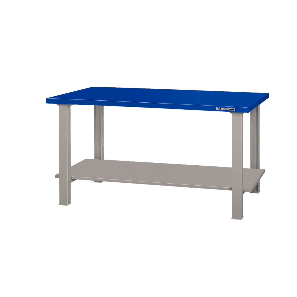 BAHCO 1495WB18TSBT Heavy Duty Steel Top Workbenches & Bottom Tray with 4 Legs - 1800 mm (BAHCO Tools) - Premium Steel Top Workbenches from BAHCO - Shop now at Yew Aik.
