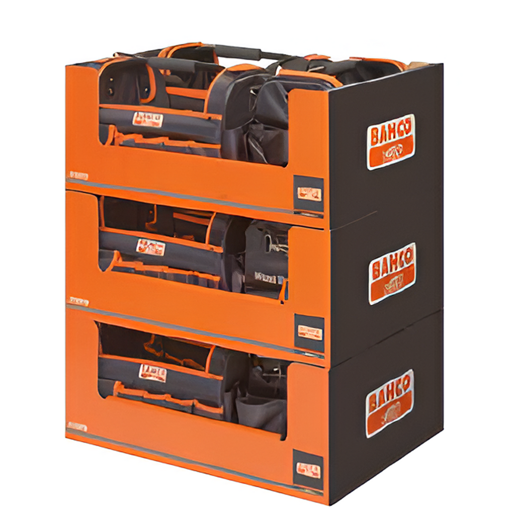BAHCO 3100TB-DISP 24 L Open Top Fabric Tool Bags with Rigid Base - 9 pc Display (BAHCO Tools) - Premium Top Fabric Tool Bags from BAHCO - Shop now at Yew Aik.