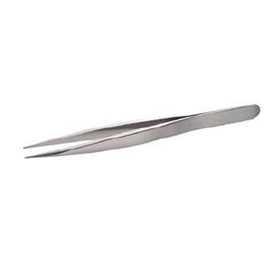 BAHCO TL 00-SA Stainless Steel Anti-Magnetic High Precision Tweezers with Flat Edge and Thick Tips 120 mm (BAHCO Tools) - Premium Tweezers from BAHCO - Shop now at Yew Aik.