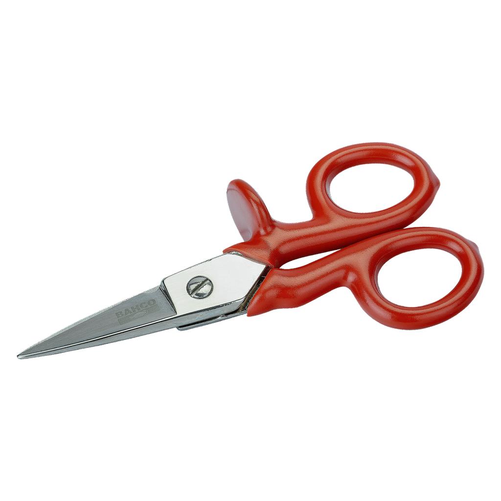 BAHCO SC127V Insulated Electrician Scissors with Finger Guard (BAHCO Tools) - Premium Scissors from BAHCO - Shop now at Yew Aik.