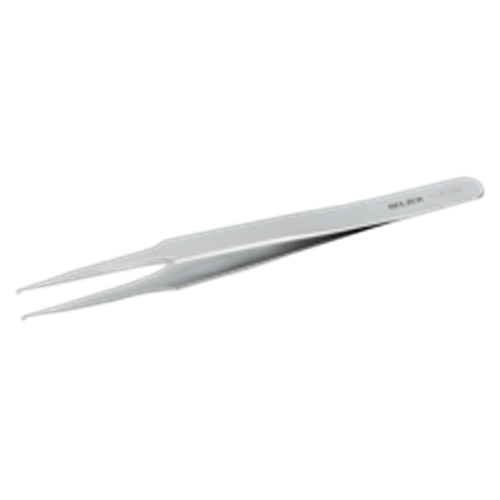 BAHCO 5547AM SMD Tweezers for Positioning and Soldering 1 mm Components at 45° Angle (BAHCO Tools) - Premium Tweezers from BAHCO - Shop now at Yew Aik.