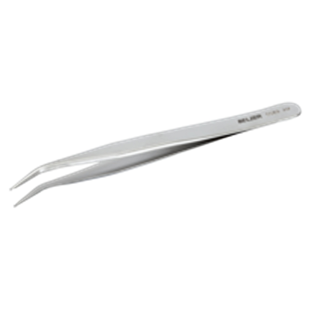 BAHCO 5589AM SMD Tweezers with Grooved Tips and 30° Bent Angle - Premium Tweezers from BAHCO - Shop now at Yew Aik.