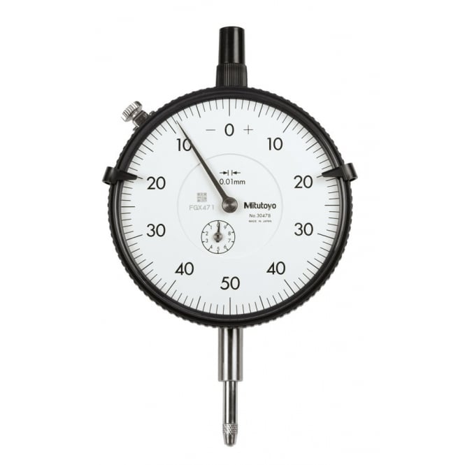 MITUTOYO 3047S 10mm Large Dial Face and Long Stroke Type Metric - Premium Large Dial Face from MITUTOYO - Shop now at Yew Aik.