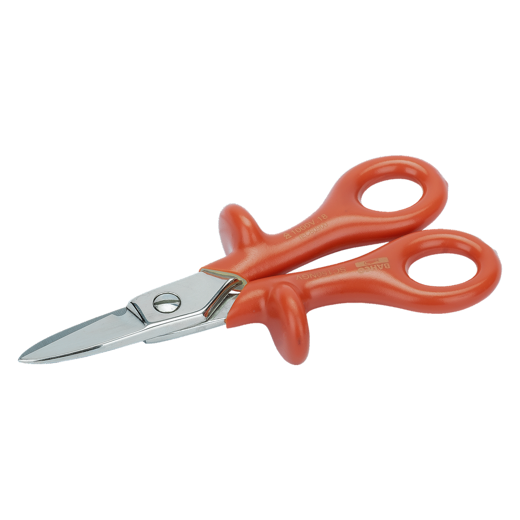 BAHCO SC150NGV Insulated Electrician Scissors (BAHCO Tools) - Premium Electrician Scissors from BAHCO - Shop now at Yew Aik.