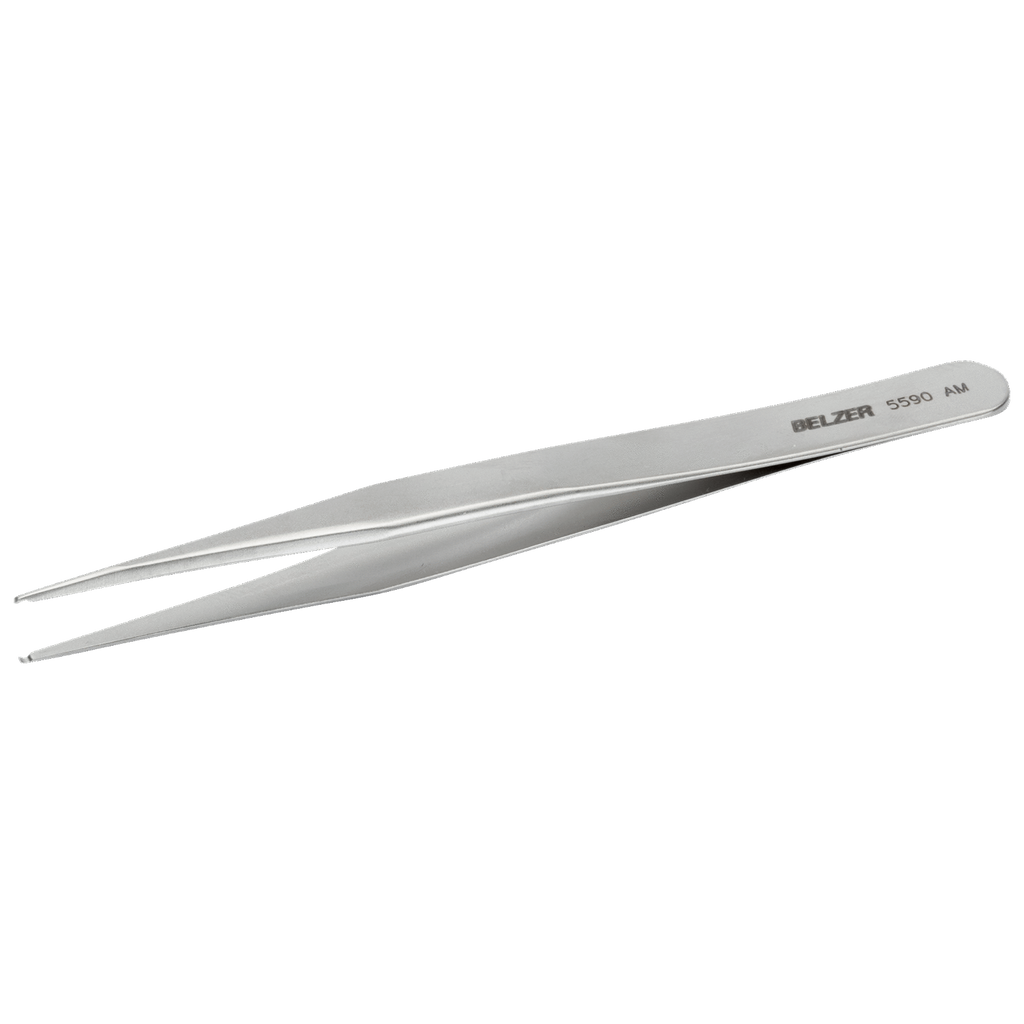 BAHCO 5590AM SMD Tweezers for Vertical Positioning of Cylindrical Devices Ø1 mm or More (BAHCO Tools) - Premium Tweezers from BAHCO - Shop now at Yew Aik.