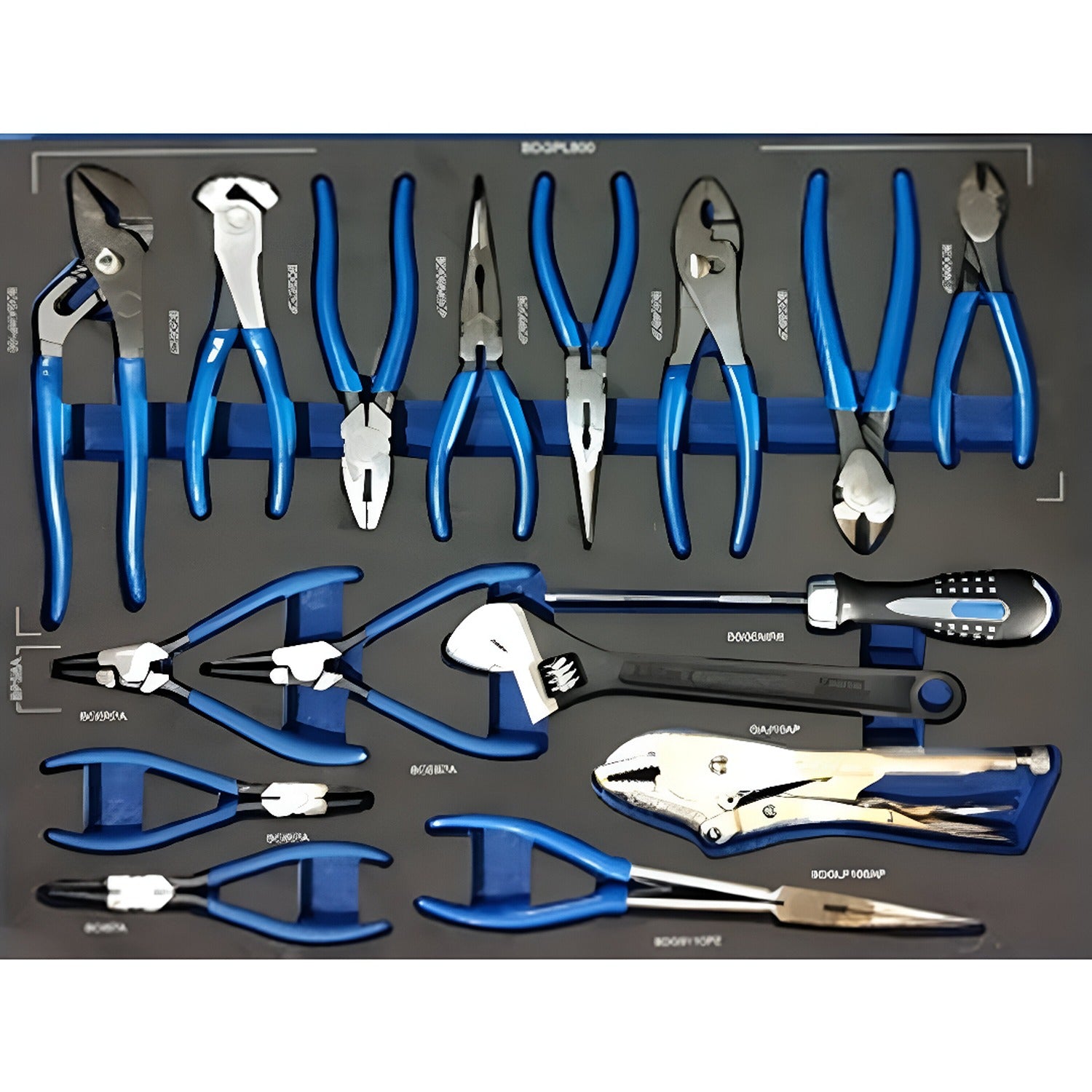 BLUE-POINT BLPF334WT Master Tool Set Foam Cut And Tools 334 Pcs