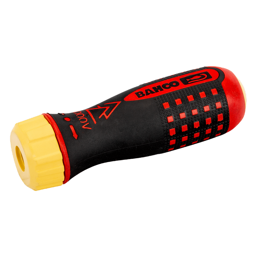 BAHCO 808060 Insulated Ratcheting Screwdriver Handle - Premium Screwdriver Handle from BAHCO - Shop now at Yew Aik.