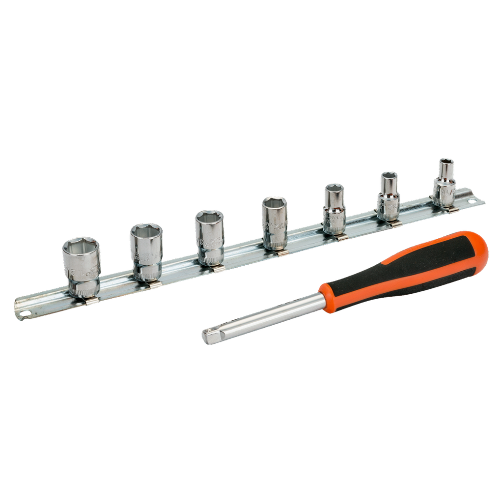 BAHCO 6729SZ 1/4” Square Drive Socket Set Spinner Handle - Premium Socket Set from BAHCO - Shop now at Yew Aik.