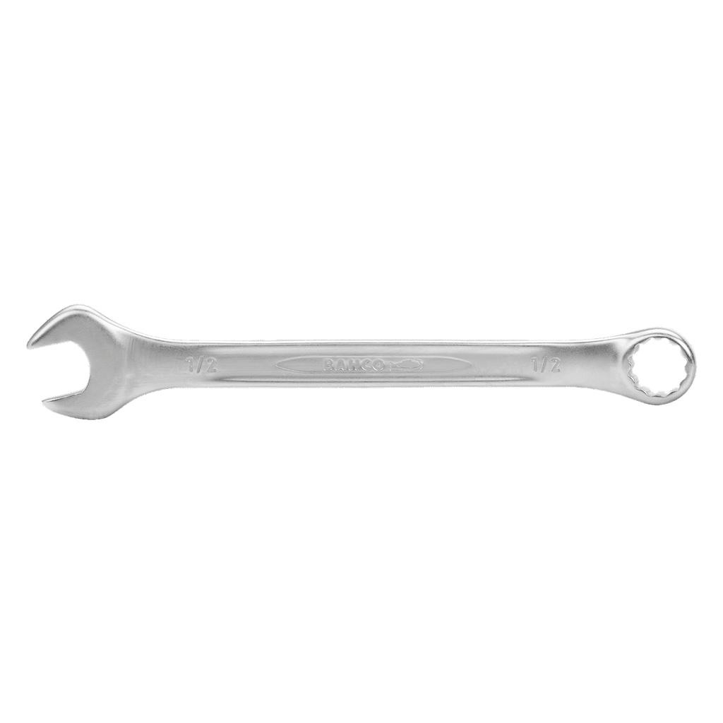 BAHCO 111Z Imperial Flat Combination Wrench With Chrome Finish - Premium Combination Wrench from BAHCO - Shop now at Yew Aik.