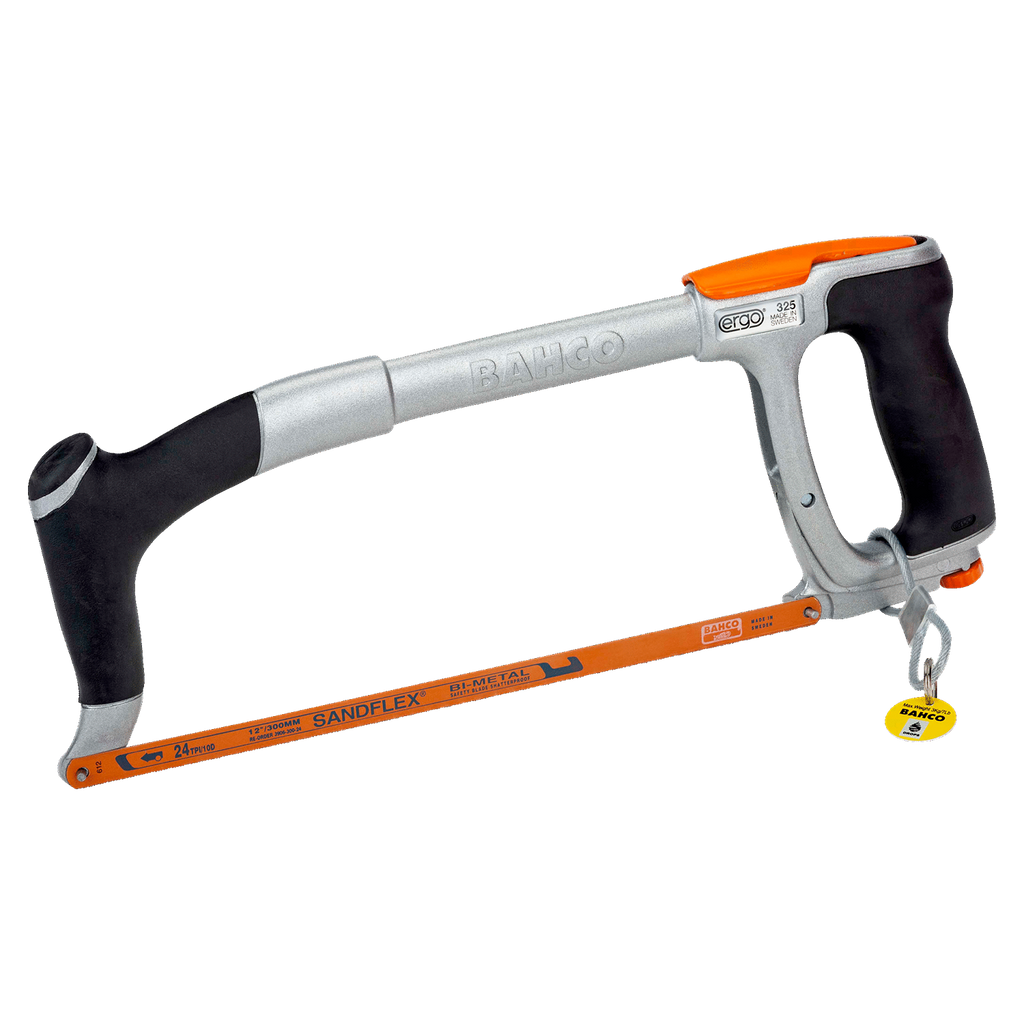 BAHCO TAH325 ERGO™ Professional Hand Hacksaw Frames with Loop Wire (BAHCO Tools) - Premium Hacksaw Frame from BAHCO - Shop now at Yew Aik.