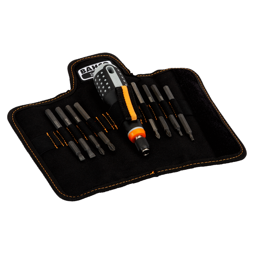 BAHCO BE-8572 ERGO Screwdriver Blade Set with Rubber Grip - 9 Pcs - Premium Screwdriver Blade Set from BAHCO - Shop now at Yew Aik.