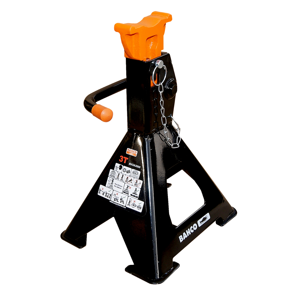 BAHCO BH3A Auto-Rising Jack Stands (BAHCO Tools) - Premium Lifting Equipment from BAHCO - Shop now at Yew Aik.