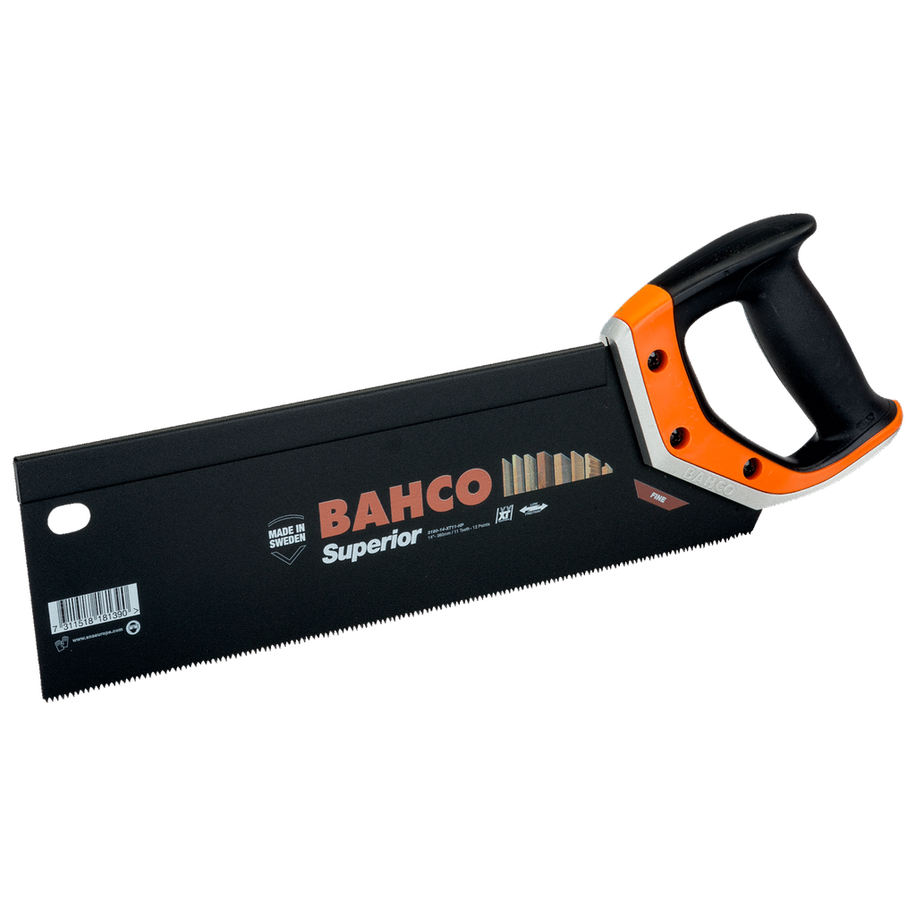 BAHCO 3180 ERGO™ Superior Tenon Saws for Plastics/Laminates/Wood/Soft Metals (BAHCO Tools) - Premium Handsaws from BAHCO - Shop now at Yew Aik.