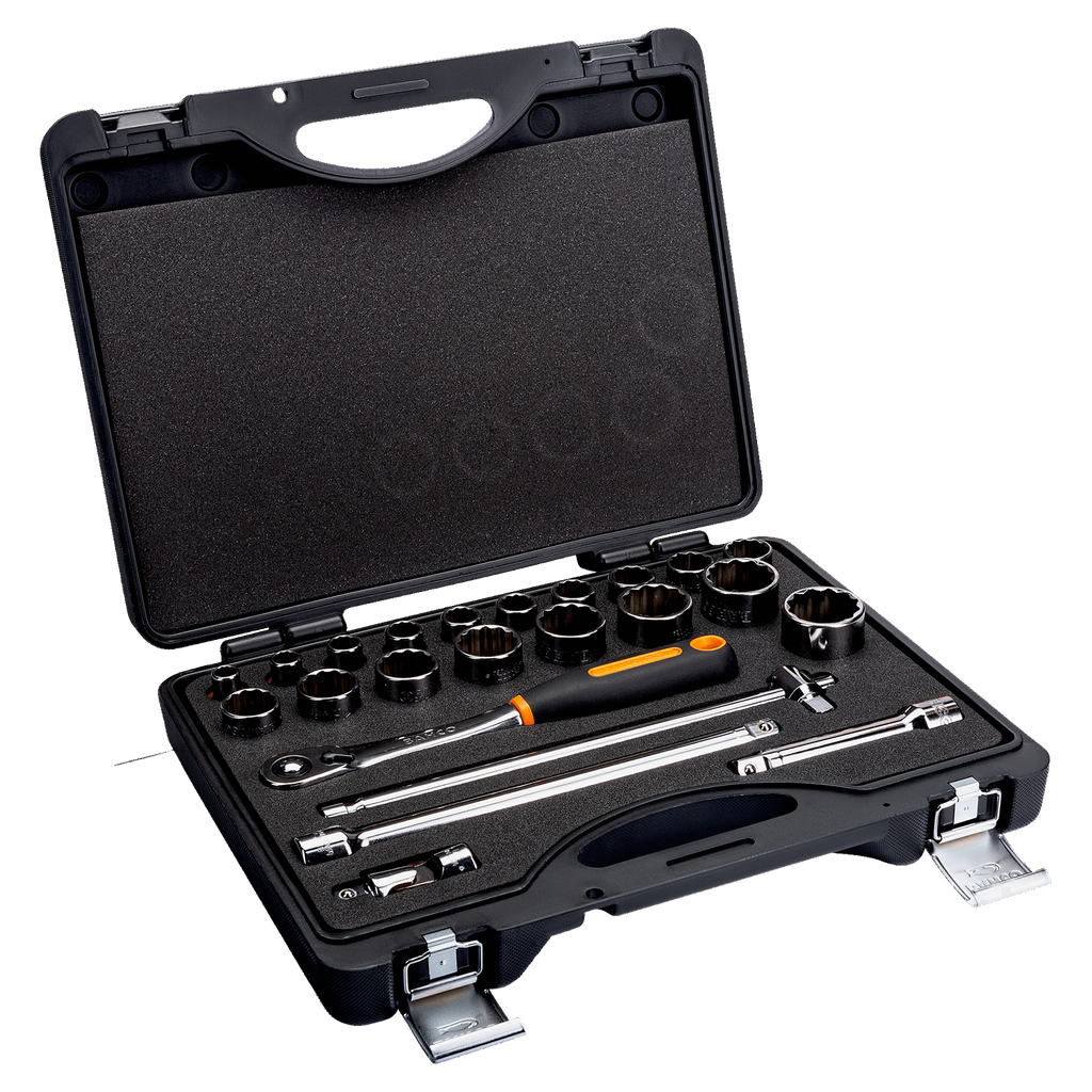BAHCO 7823DZS 1/2” 1/2” Square Drive Socket Set Imperial - Premium Socket Set from BAHCO - Shop now at Yew Aik.