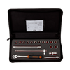 BAHCO 7818DST 1/2” Square Drive Socket Set With Metric Bi-Hex - Premium Socket Set from BAHCO - Shop now at Yew Aik.