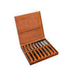 BAHCO 424P-S8-EUR Chisel Set with Rubberised Handle - 8 Pcs/Wooden Box (BAHCO Tools) - Premium Chisels from BAHCO - Shop now at Yew Aik.