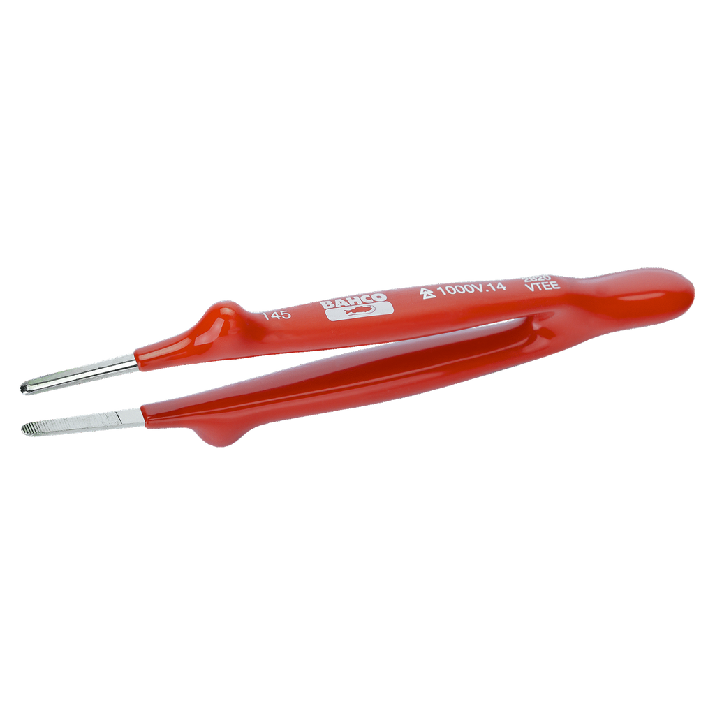 BAHCO 2820VTEE General Purpose Insulated Tweezers 150 mm (BAHCO Tools) - Premium Tweezers from BAHCO - Shop now at Yew Aik.