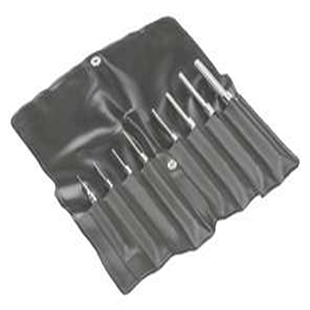 BAHCO 3659/8T Drift Punch Set with Knurled Guide Sleeve - 8 Pcs/Plastic Wallet (BAHCO Tools) - Premium Punches from BAHCO - Shop now at Yew Aik.