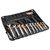 BAHCO 111M/11T Metric Flat Combination Wrench Set - 11 Pcs/Pouch - Premium Flat Combination Wrench Set from BAHCO - Shop now at Yew Aik.