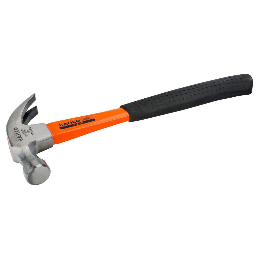 BAHCO 428 Claw Hammer with Rubber Grip Fibreglass Handle - Premium Claw Hammer from BAHCO - Shop now at Yew Aik.