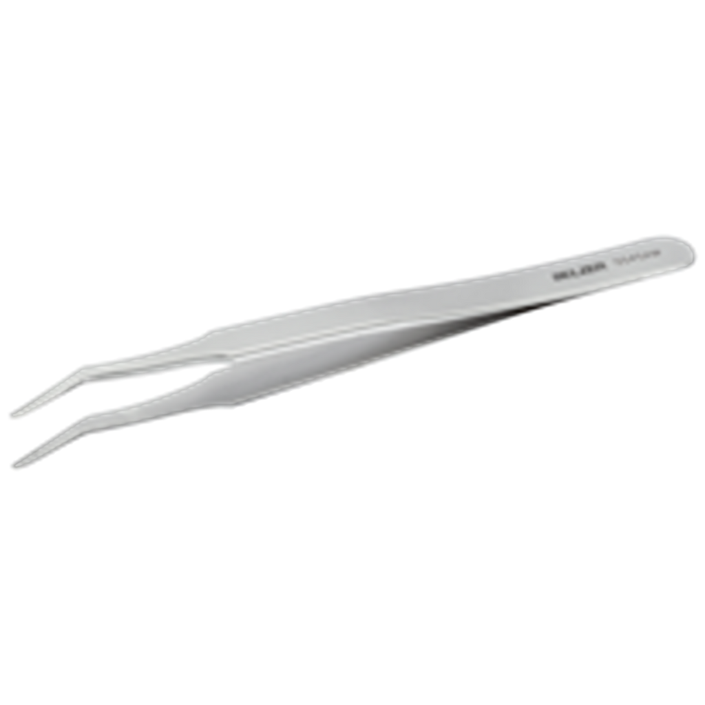 BAHCO 5545AM SMD Tweezers for Positioning Flat Devices at 60° Angle (BAHCO Tools) - Premium Tweezers from BAHCO - Shop now at Yew Aik.