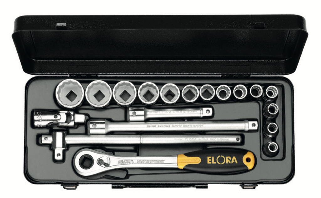 ELORA 770-LINDAU Socket Set 1/2" (ELORA Tools) - Premium Socket from ELORA - Shop now at Yew Aik.