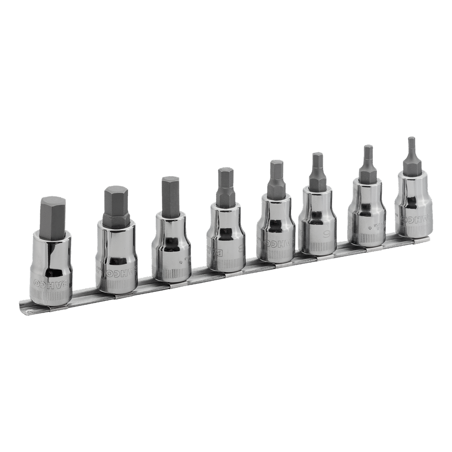 BAHCO 7808HM 1/2" Screwdriver Socket Set For Hex Head Square - Premium Screwdriver Socket Set from BAHCO - Shop now at Yew Aik.