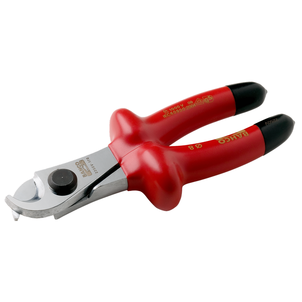 BAHCO 2250V VDE Insulated Cable Cutters (BAHCO Tools) - Premium Pliers from BAHCO - Shop now at Yew Aik.