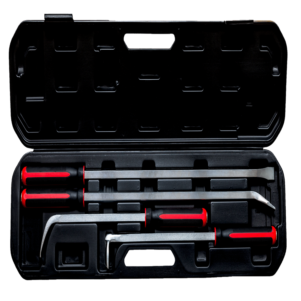 BAHCO BPBLS4 Long Pry Bar Set with Rubber Grip (BAHCO Tools) - Premium Long Pry Bar from BAHCO - Shop now at Yew Aik.