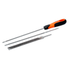BAHCO 168-C Ergo Chainsaw File Set With Two- Component Handle - Premium Chainsaw File Set from BAHCO - Shop now at Yew Aik.
