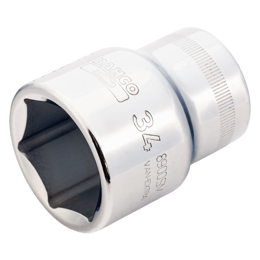 BAHCO 8900SM 3/4" Square Drive Socket With Metric Hex Profile - Premium Square Drive Socket from BAHCO - Shop now at Yew Aik.