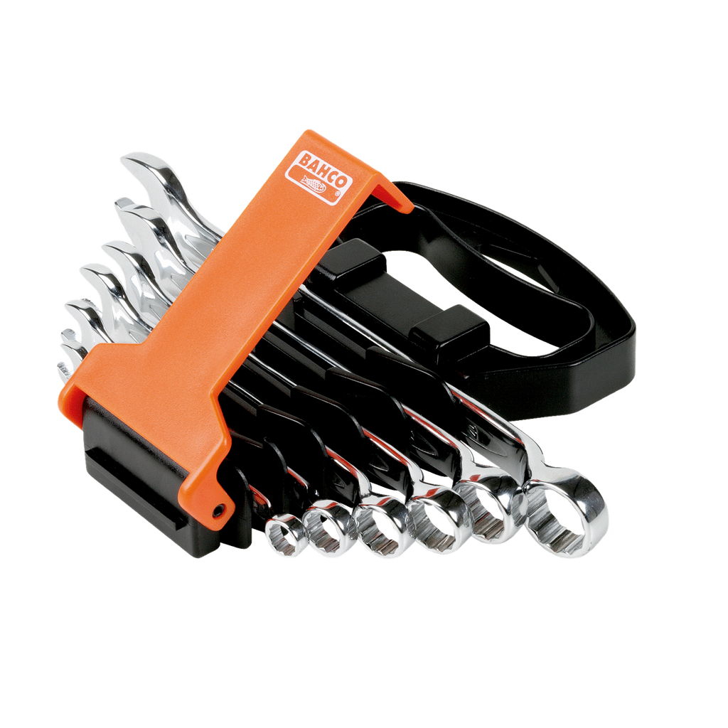 BAHCO 1952M/SH Metric Offset Combination Ratcheting Wrench Set - Premium Offset Combination Wrench Set from BAHCO - Shop now at Yew Aik.