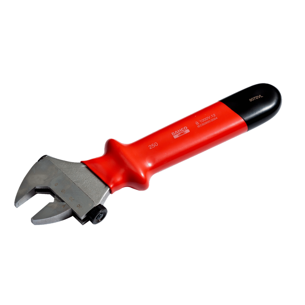 BAHCO 8070VL-8073VL Insulated Side Screw Adjustable Wrench - Premium Adjustable Wrench from BAHCO - Shop now at Yew Aik.