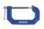 IRWIN T122/4 Deep Throat Duty G-Clamps – Clamping Depth 100mm, Average Clamping Force 600kg (IRWIN Tools) - Premium Clamping Tools from IRWIN - Shop now at Yew Aik.
