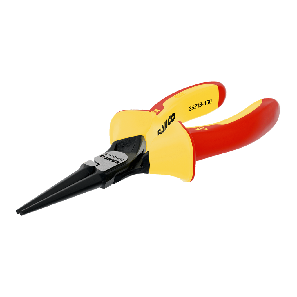 BAHCO 2521S ERGO™ Round Nose Pliers with Insulated Dual-Component Handles and Phosphate Finish (BAHCO Tools) - Premium Pliers from BAHCO - Shop now at Yew Aik.