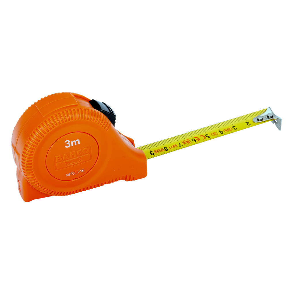 BAHCO MTG Short Measuring Tapes with Positive Locking Button (BAHCO Tools) - Premium MEASURING TAPES from BAHCO - Shop now at Yew Aik.