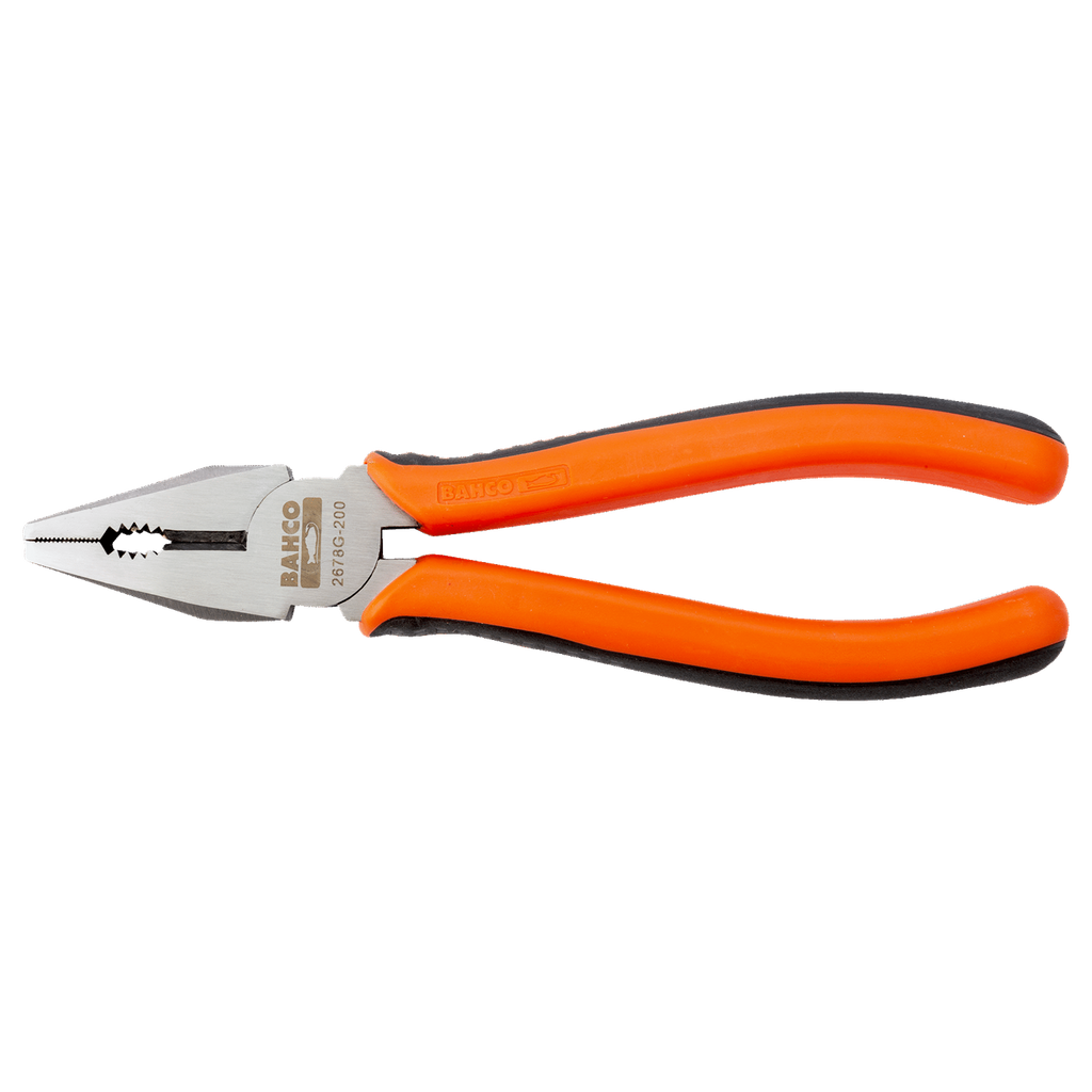 BAHCO 2678G Combination Plier with Dual-Component Handles - Premium Combination Plier from BAHCO - Shop now at Yew Aik.