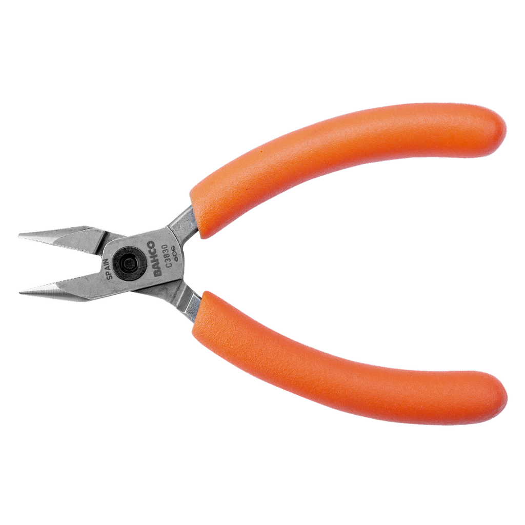 BAHCO C3830/C3840 Compact Snipe Nose Plier with Orange PVC Handle - Premium Plier from BAHCO - Shop now at Yew Aik.