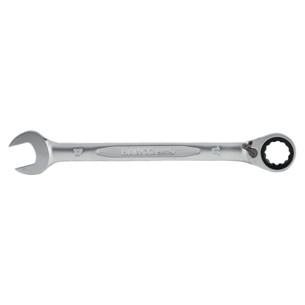 BAHCO 1RM Metric Combination Wrench Ratcheting with Chrome Finish - Premium Combination Wrench from BAHCO - Shop now at Yew Aik.