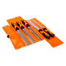 BAHCO 1-477 Ergo Engineering File Set With Half- Round Rasp - Premium File Set from BAHCO - Shop now at Yew Aik.