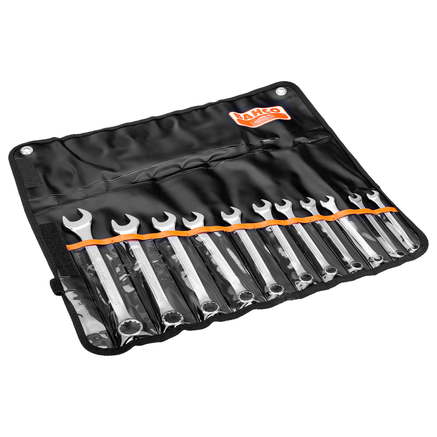 BAHCO 111M/11T Metric Flat Combination Wrench Set - 11 Pcs/Pouch - Premium Flat Combination Wrench Set from BAHCO - Shop now at Yew Aik.