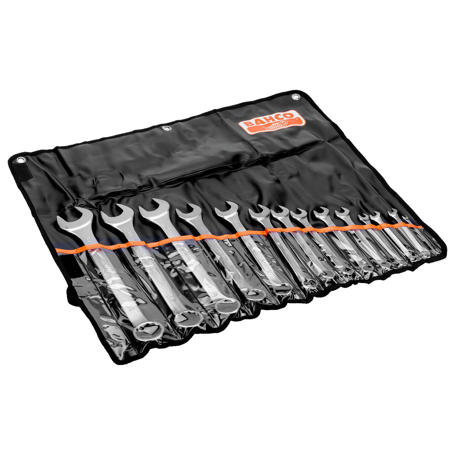 BAHCO 111M/14T Metric Flat Combination Wrench Set - 14 Pcs/Pouch - Premium Flat Combination Wrench Set from BAHCO - Shop now at Yew Aik.