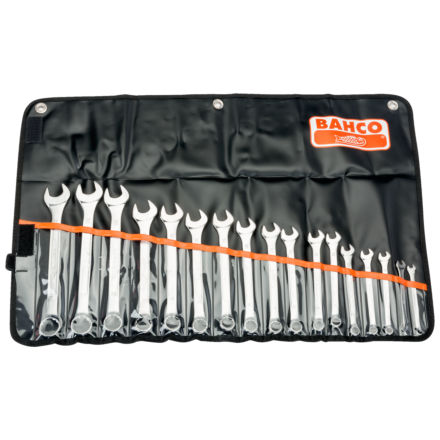 BAHCO 111M/17T Metric Flat Combination Wrench Set 6-22 mm-17 Pcs - Premium Flat Combination Wrench Set from BAHCO - Shop now at Yew Aik.