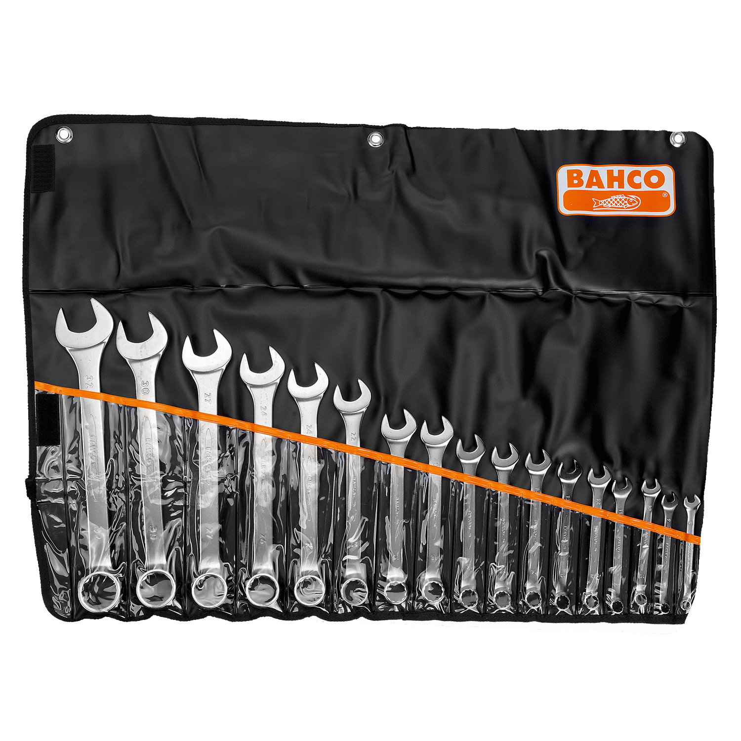 BAHCO 111M/17TL Metric Flat Combination Wrench Set 8-32 mm-17 Pcs - Premium Flat Combination Wrench Set from BAHCO - Shop now at Yew Aik.