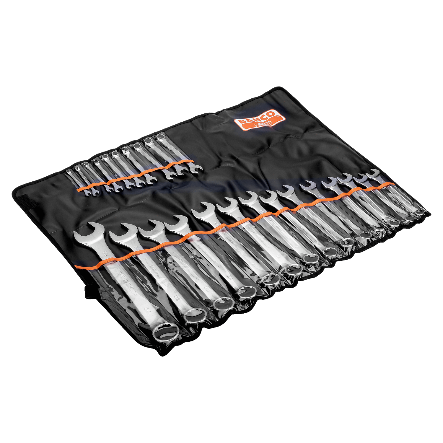 BAHCO 111M/24T Metric Flat Combination Wrench Set - 24 Pcs - Premium Flat Combination Wrench Set from BAHCO - Shop now at Yew Aik.