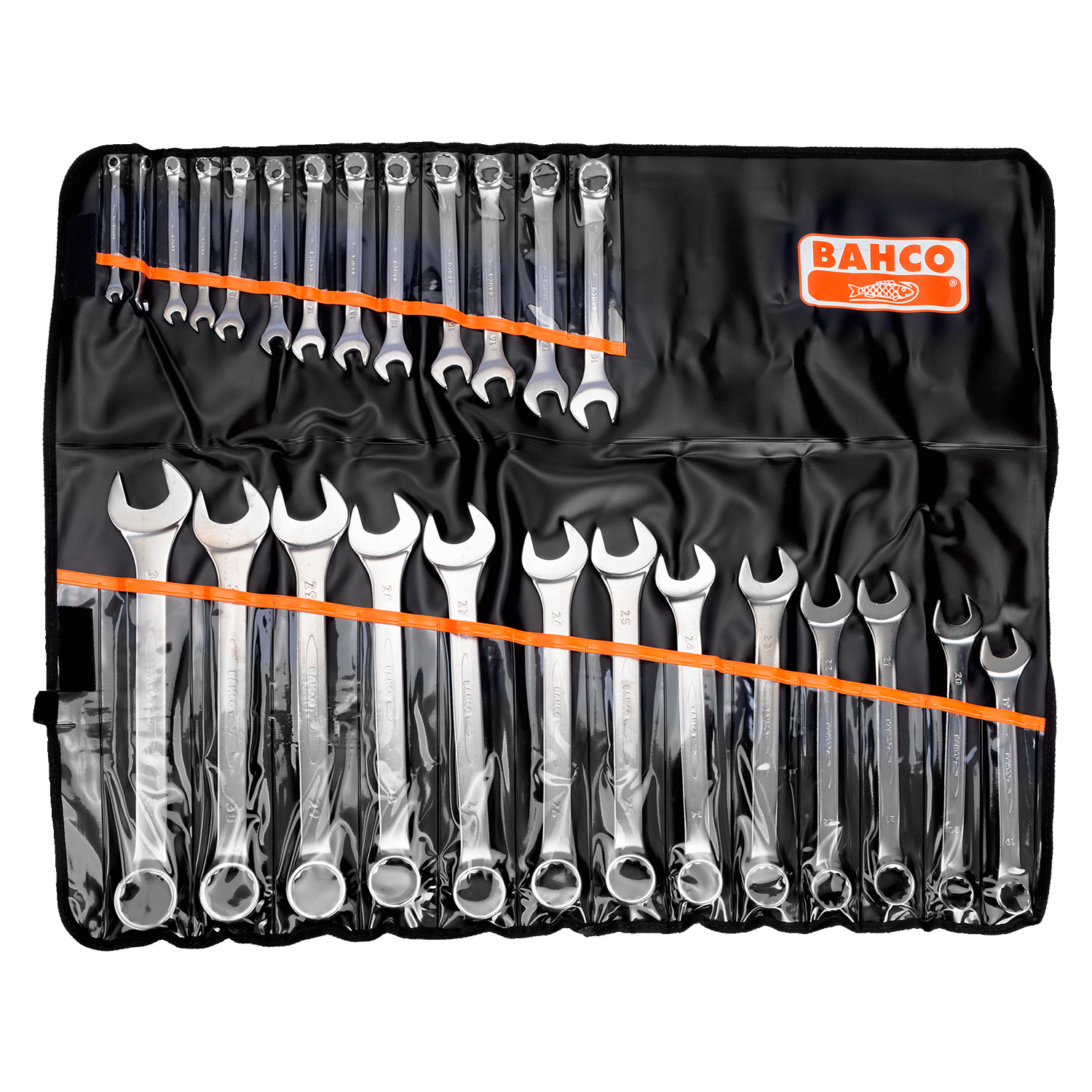 BAHCO 111M/26T Metric Flat Combination Wrench Set - 26 Pcs - Premium Flat Combination Wrench Set from BAHCO - Shop now at Yew Aik.