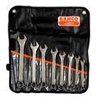 BAHCO 111Z/ Imperial Flat Combination Wrench Set - 8 Pcs Pouch - Premium Flat Combination Wrench Set from BAHCO - Shop now at Yew Aik.